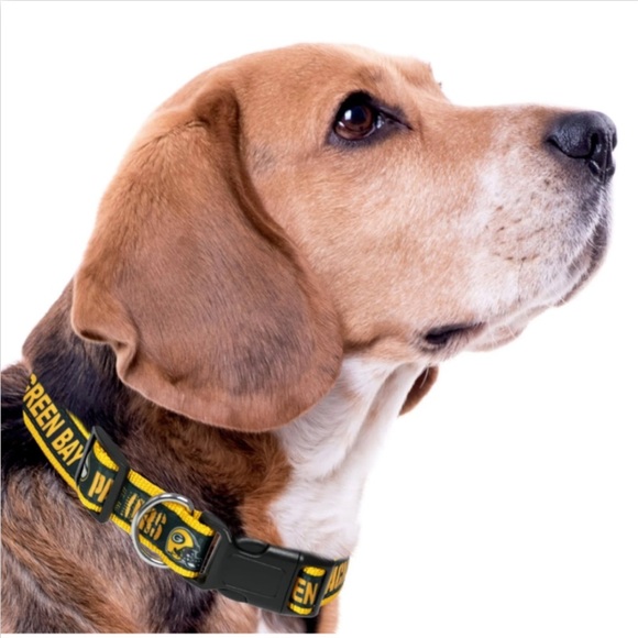 NFL Green Bay Packers Dog Collar - Heavy-Duty, Durable & Adjustable, Size Large - Picture 5 of 14